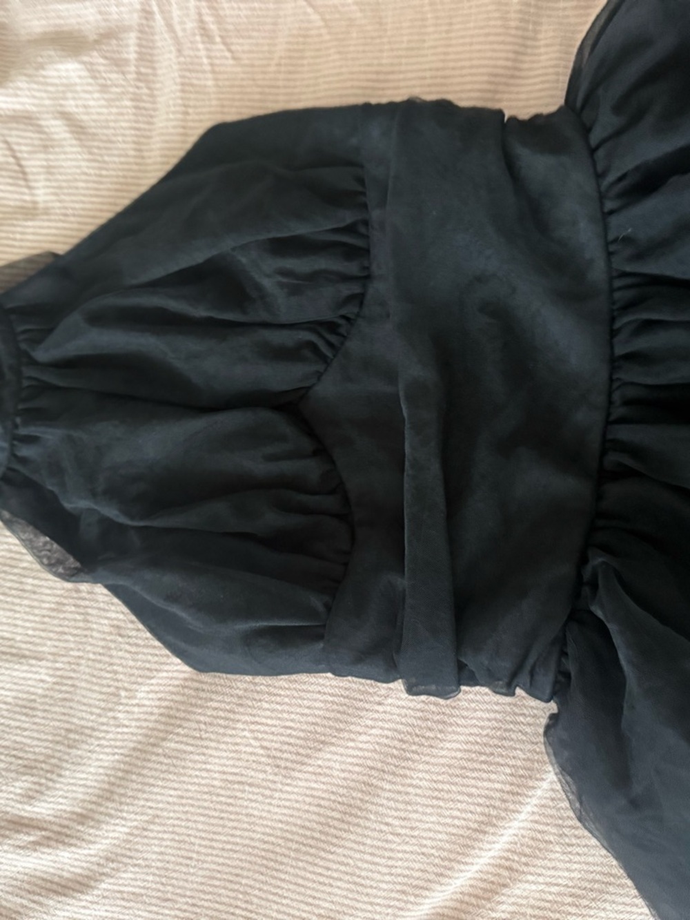 ANDREE BY UNIT Black Layered Tulle Party Dress - Picture 6 of 10